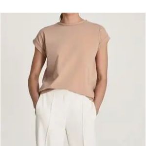 Reiss Tereza Cotton Jersey T shirt.   Size L